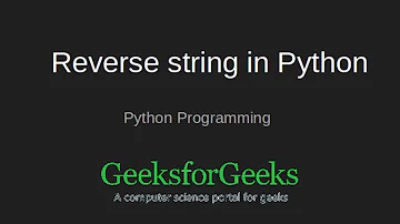 What does reverse () do in Python?