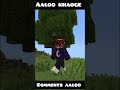 #aaloo khaoge #comment aaloo #minecraft #shorts