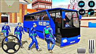 Us Police Bus Mountain Driving Simulator 🚌💥 Gameplay 19 || Crazy Bus || @Crazysimulator screenshot 3