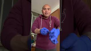 Beaking Method on removing gloves: LAPU