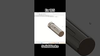 Exercise 185 for beginners SolidWorks Tutorial! SolidWorks