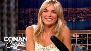 Sienna Miller On The Difference Between "Snogging" & "Macking Off" | Late Night with Conan O’Brien