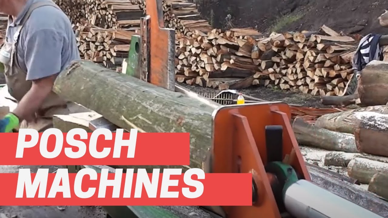 Чрезвычайно прочный дровокол и самая быстрая циркулярная пила - SplitMaster 30 и AutoCut 700 Posch