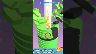 Stack Ball All Levels Gameplay - Level 8 #shorts #stackball #mobilegames screenshot 5