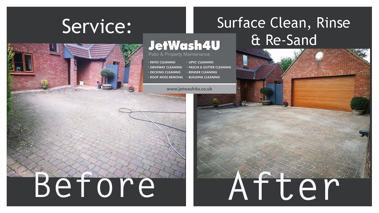 Driveway Cleaning Pressure Washing Services in Taunton Somerset by