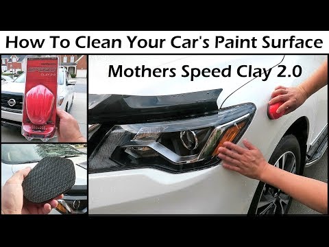 How to clay your car using Mothers Clay bar and Speed Clay 2.0 