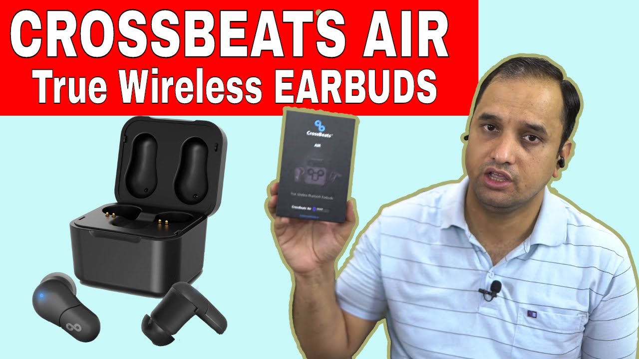 crossbeats air true wireless bluetooth earphones