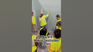 Modular Construction Factory Day in the Life 🏡 #construction #modular #factory #trade #engineering