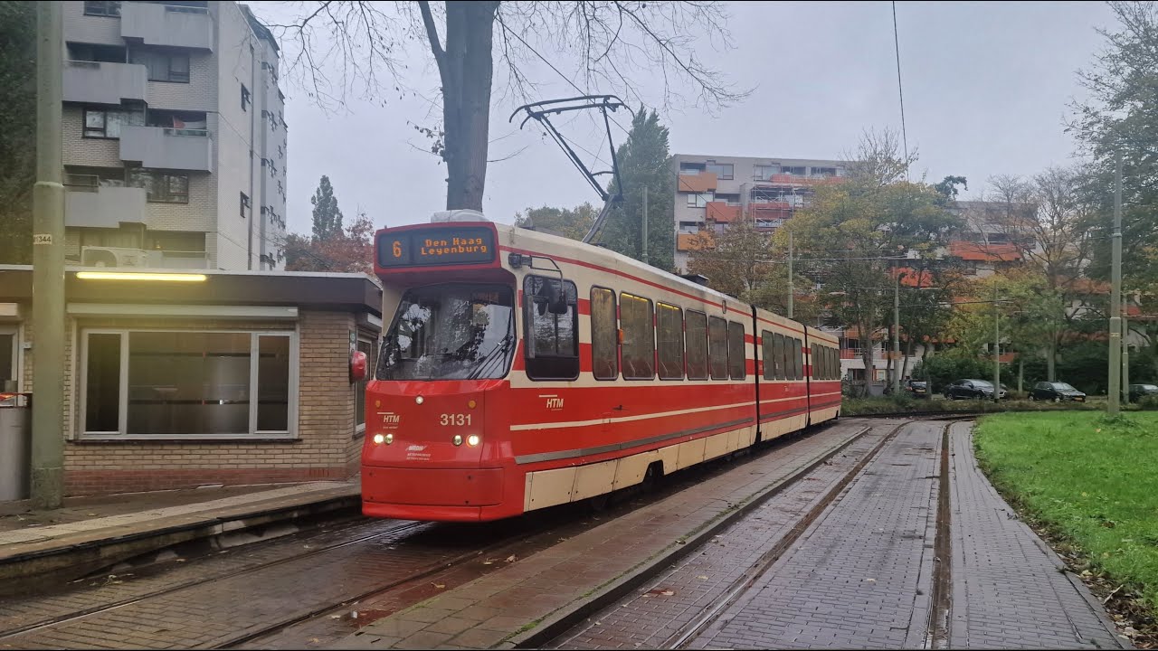 Tram 6 | Leidschendam Noord - Den Haag Leyenburg | storm Benjemin | HTM 3131 | 2025