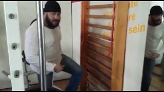 Пресс на шведской стенке Пресс на шведской стенке