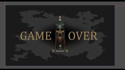 [ToW] Micro-Devlog (Game Over Shader Test 2) #2D #MMO #jRPG #dRPG #RPG #Godot