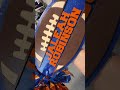 The orange and royal is slayin!! #pettybettyco #cheerstick #pompomsigns #football