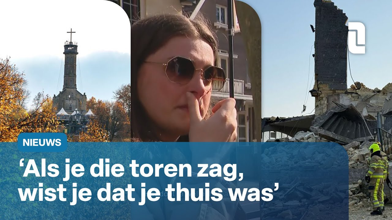 Iconische Wilhelminatoren: Valkenburgers sprakeloos na plotseling instorten | L1 Nieuws