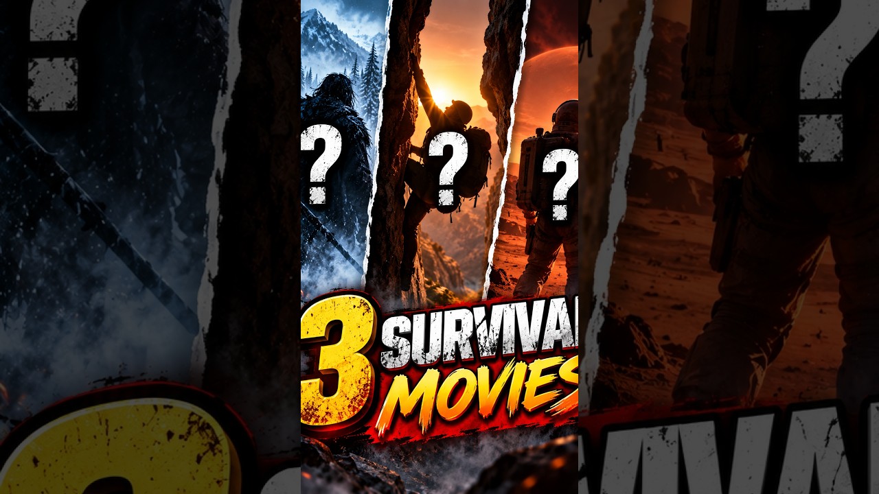 Top 3 Survival Movies You Must Watch! 😱🔥 #shortsfeed #shorts #movie
