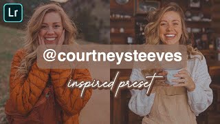 How to Edit Like @courtneysteeves | Free Lightroom Mobile Preset | Mobile Lightroom Preset screenshot 2