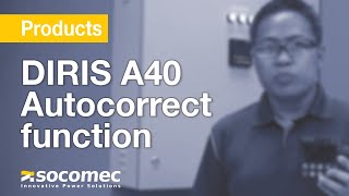 DIRIS A40 Autocorrect Function part 1