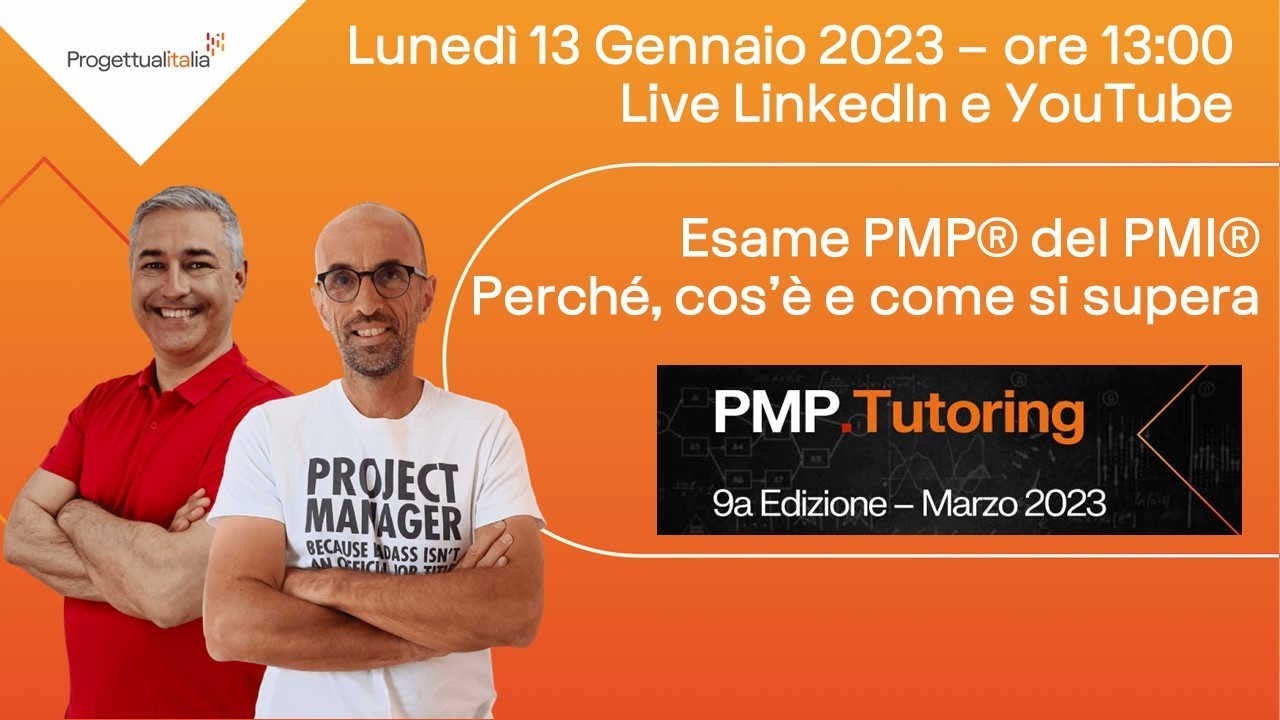 COME SUPERARE L'ESAME PMP® E VIVERE FELICI - Live multistrem con CRISTIANO OTTAVIAN