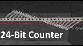 minecraft 24 bit counter (short tutorial)