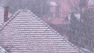 Снег... Эврика: в Чопе падает снег!