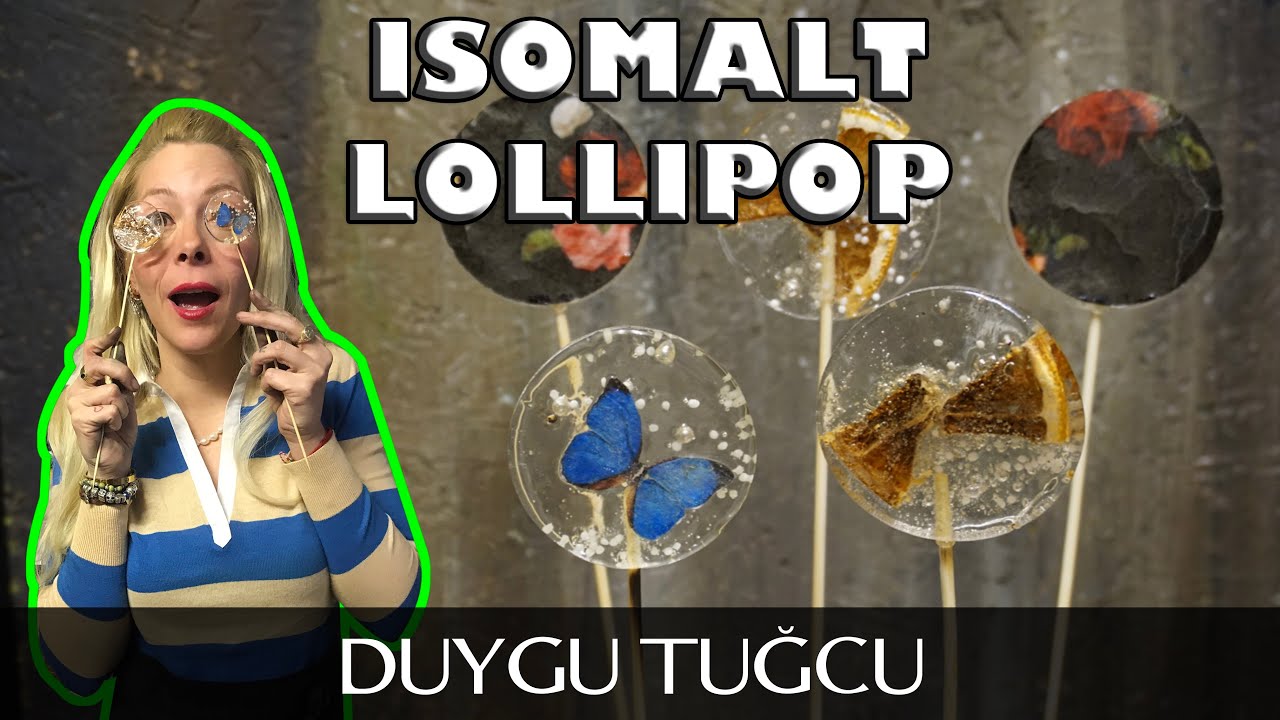 Isomalt ile Lollipop Nasıl Yapılır? 🍭  | Püf Noktalarıyla! 🍭 | Chef Duygu Tugcu