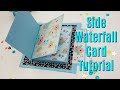 Side Waterfall Card Tutorial // Interactive Mini Album piece