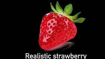 Strawberry time lapse on Procreate