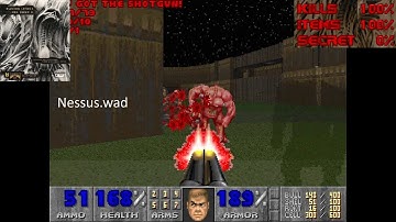 Master Levels for Doom II: Nessus.wad Ultra Violence 100% with commentary