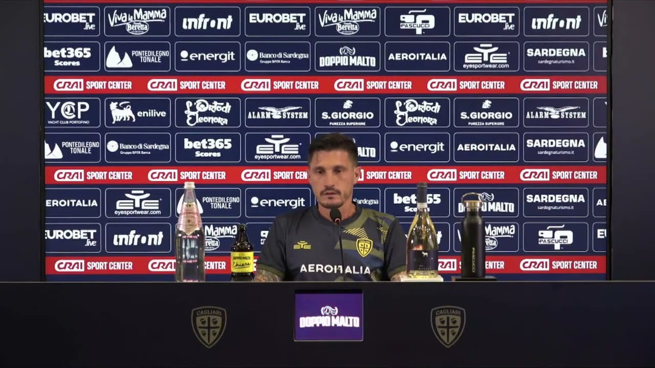 COPPA ITALIA FRECCIAROSSA | MISTER FABIO PISACANE IN CONFERENZA STAMPA | CAGLIARI-AREZZO