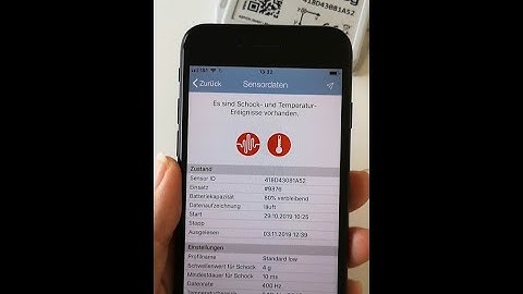 Für iPhones: Die neue ASPION G Log App - Transportüberwachung einfach gemacht