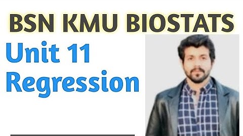 Biostats| BSN | KMU| 6th Sem | Regression | unit 12 | #biostatistics