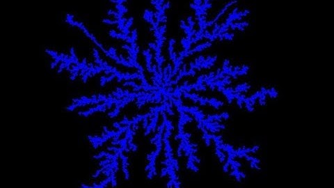 Brownian tree in C