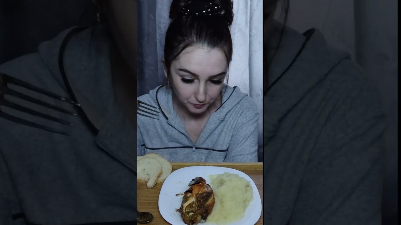 Мукбанг лосось запечённый, рецепт тирамису 