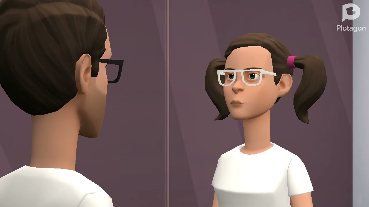 cartoon love together