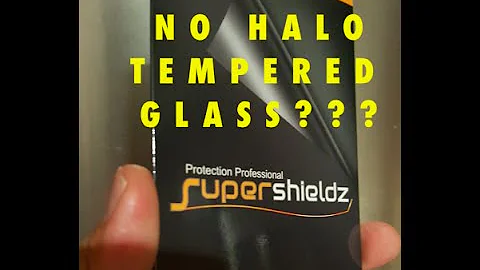 No halo? NOTE 5 tempered glass Supershieldz Screen S6 Protector