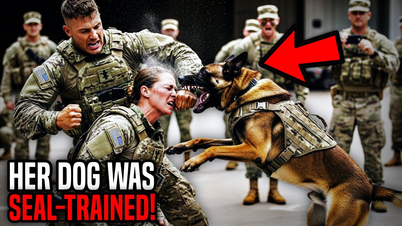 They Hit Her in Front of Her K9 Dog — Then Realised it's Handler Was a Navy SEAL
