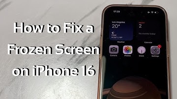 How to Fix a Frozen or Unresponsive Screen on iPhone 16 (Plus) or iPhone 16 Pro (Max)