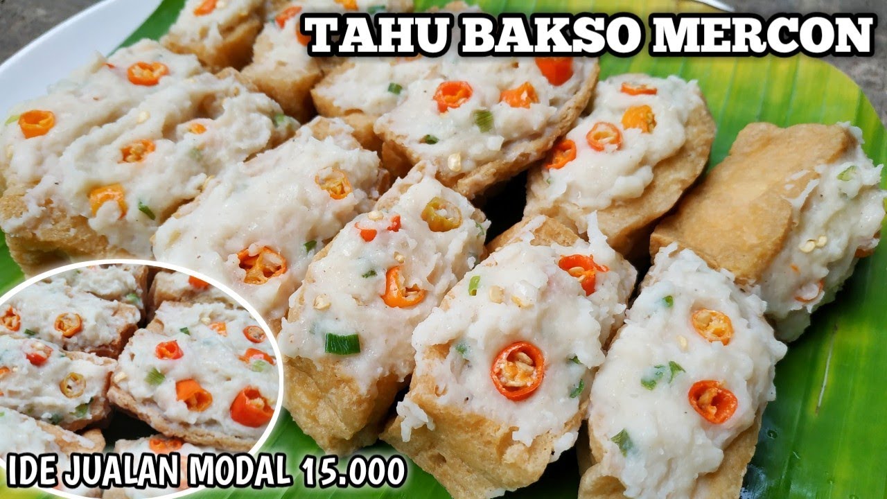 RESEP TAHU BAKSO AYAM MERCON  IDE JUALAN FROZEN FOOD TAHU 