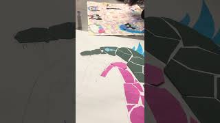 School art project (I can do better) #kaiju #godzilla #art