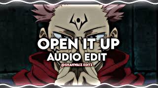 Open It Up Edit Audio
