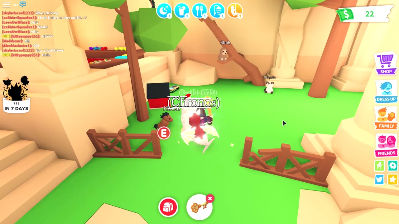 Roblox Adopt Me - I dropped my Astro Ball into the river and you won't