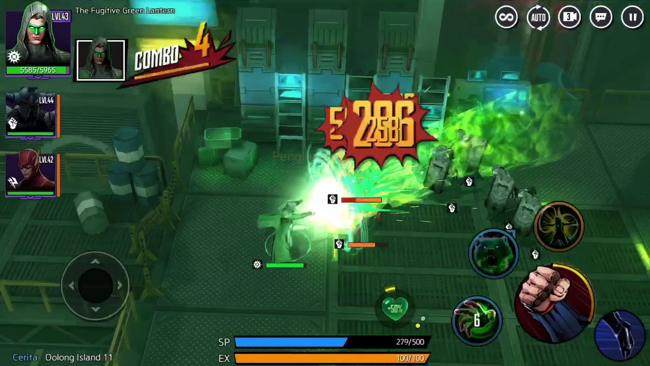 DC UNCHAINED - Gameplay Renegade Green Lantern ( Green Lantern Skin )