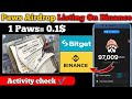 Paws Airdrop listing on Binance ✅ | Paws Pre Market $price | Paws Airdrop Activity Check task ✅