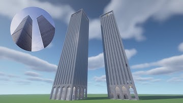Minecraft WORLD TRADE CENTER TUTORIAL - Minecraft Builds