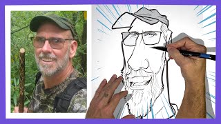 Caricature Drawing A Subscriber! And how to overcome adversity ￼