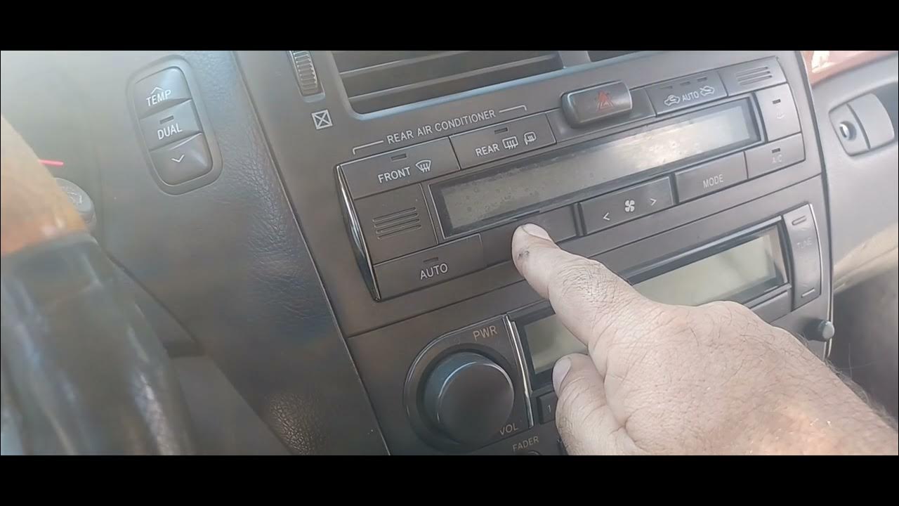 How Reset A/C Filter Change/ Indicator Lexus LS430/ - YouTube