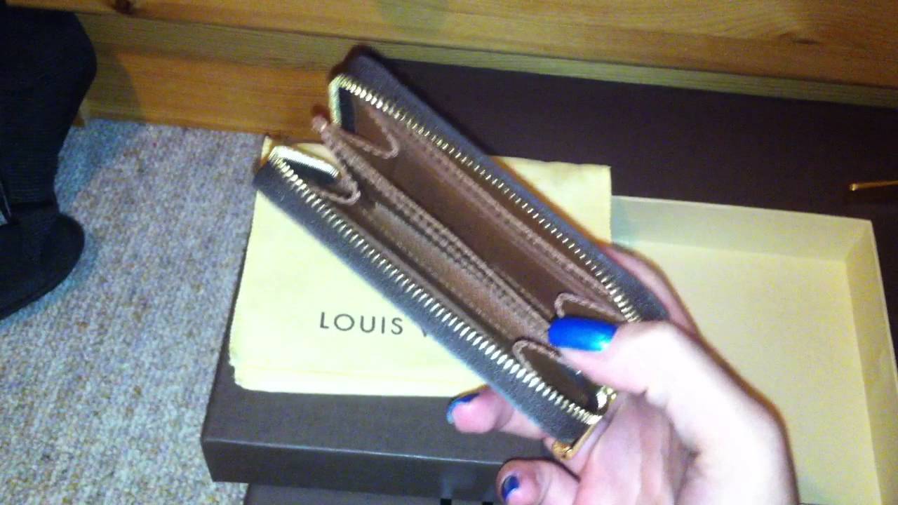 Review Louis Vuitton Zippy Coin Purse mono - YouTube