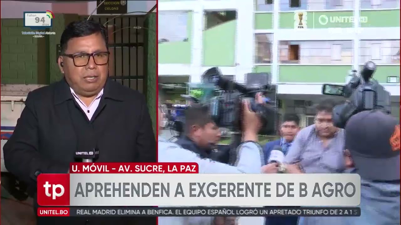 Aprehenden al exgerente de B-Agro por presuntos hechos de corrupción