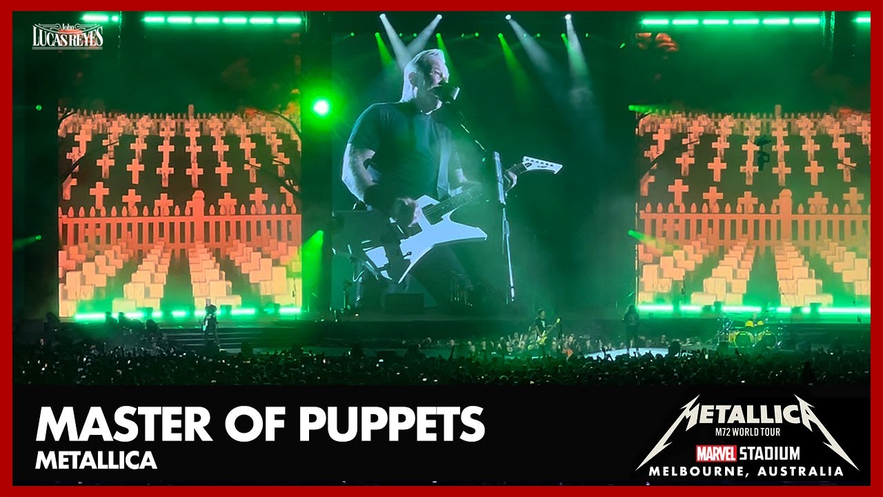 Metallica - Master of Puppets - Live in Melbourne 2025 - YouTube