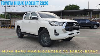 Toyota Hilux 2.4 Diesel G Double Cab M/T 4x4 Facelift 2020 [AN120] In Depth Review Indonesia