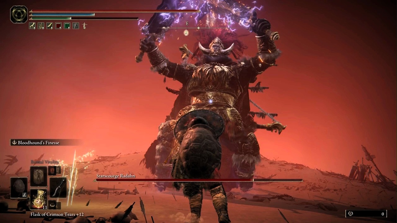 Elden Ring Bossfight Radahn melee NG+5